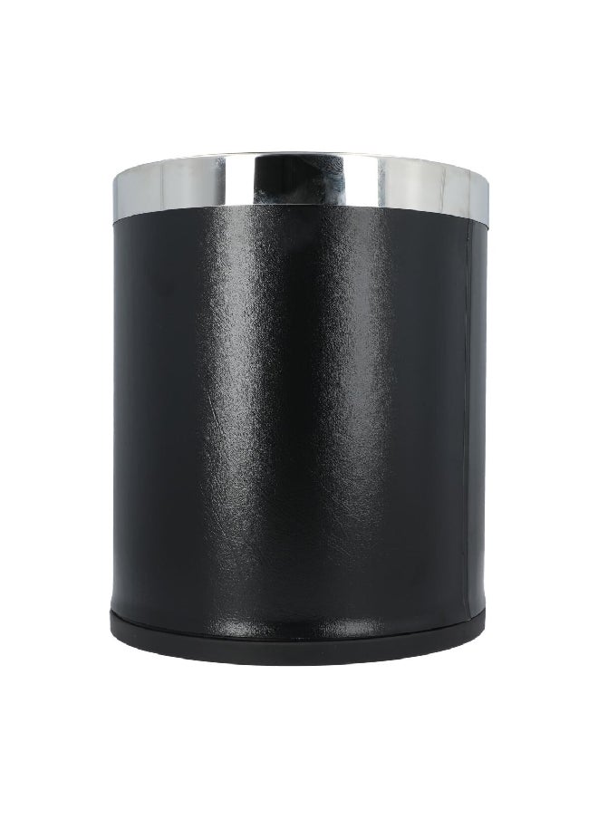 EKO - Durable Round Shaped Double Trash Can Black 9 L EK9445-22 - Image 1