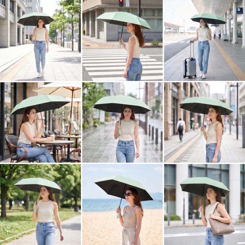 Mini Travel Umbrella, UPF 50+ UV Sun Protection - Image 4