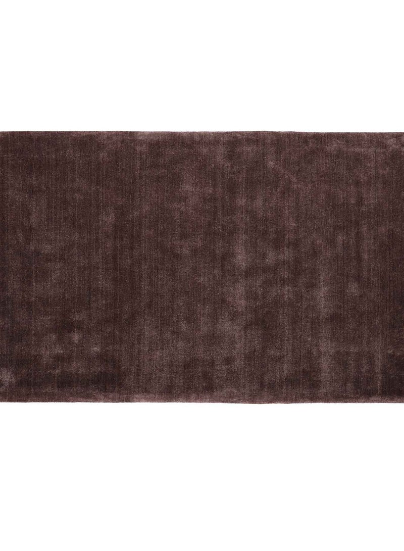 TULIP -100% BAMBOO SILK RUG- 100X150 CMS- BROWN - Image 2
