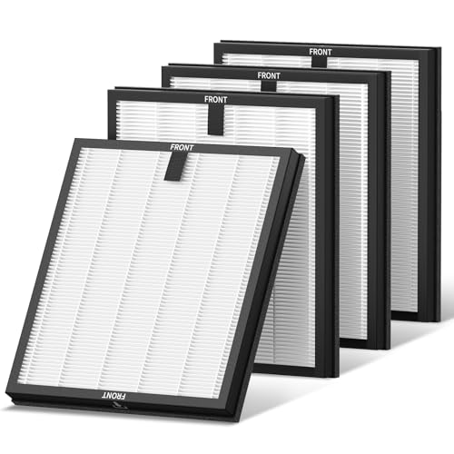 Caehomly 4 Pack HY4866 Replacement Filters for MORENTO/WESTHEY HY4866 Air Purifier and YIOU M1 Air Purifier, 3-in-1 H13 True HEPA Filter High-Efficiency Activated Carbon Filter, Enhanced Version - Image 1