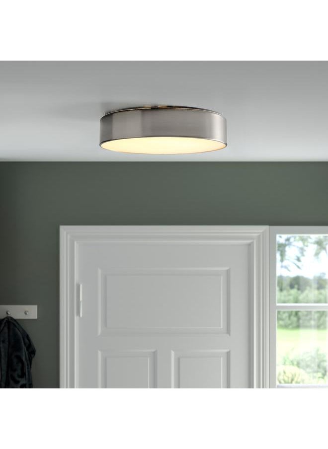 Generic LED ceiling lamp, nickel-plated, 36 cm 800 lm  - Image 2