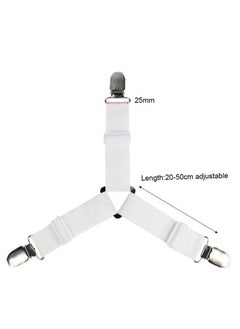 SOWUGI 4PCS Adjustable Bed Sheet Clips Cover Grippers Holder Mattress Duvet Blanket Fastener Straps Fixing Slip Resistant Belt  - Image 4