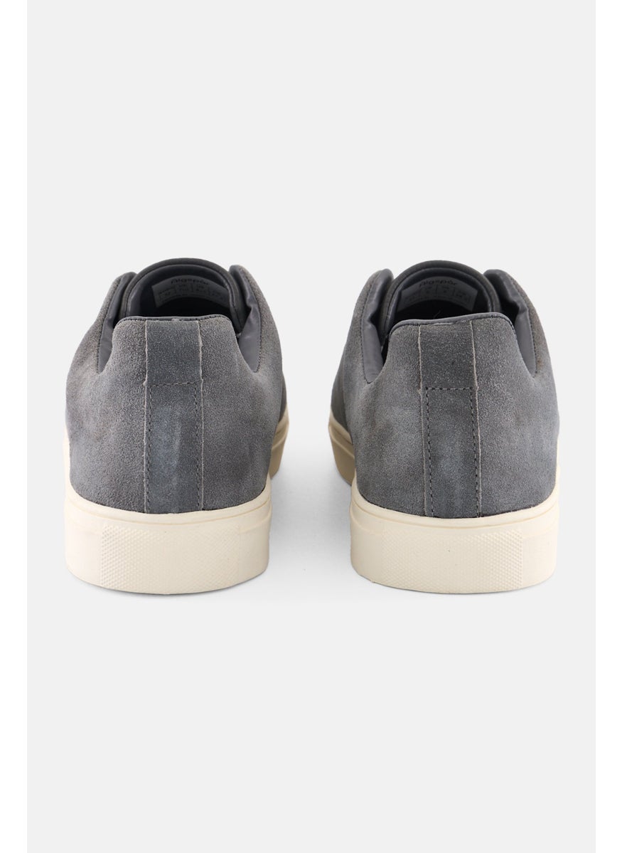 Algspar Men Suede Slip On Casual Shoes, Grey  - Image 2