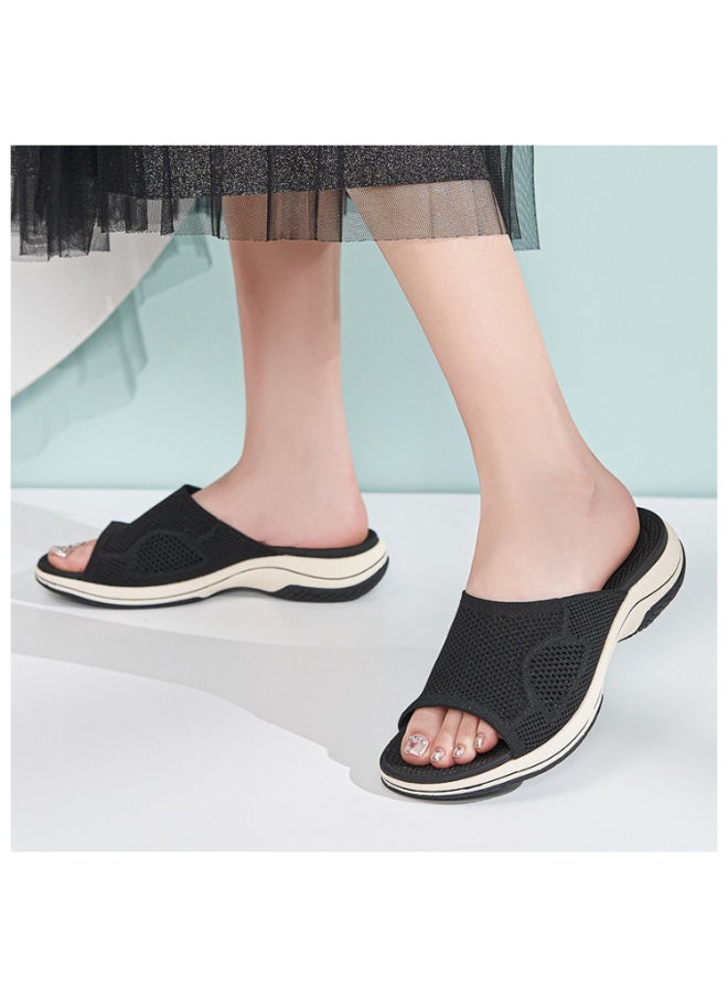 SIKETU Shoes for Women Summer Open Toe Casual Breathable Outdoor Beach Platform Sandals Slippers Women Casual Wedges  - Image 3