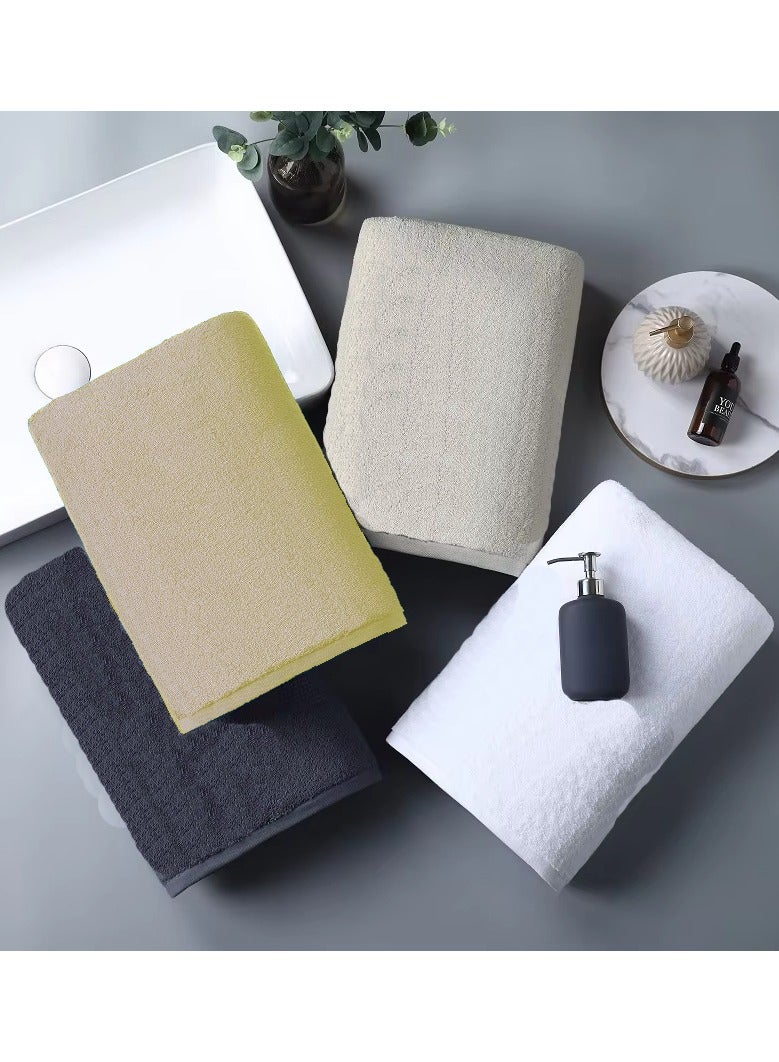 MAXQON Pack Of 4 - Hand Towel - 100% Cotton 600 GSM Medium Size (45x75cm) Highly Absorbent And Super Durable, Color Beige  - Image 3
