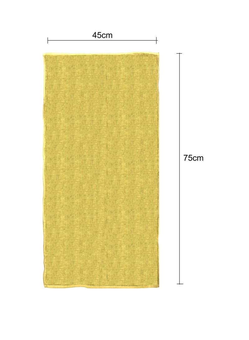 MAXQON Pack Of 4 - Hand Towel - 100% Cotton 600 GSM Medium Size (45x75cm) Highly Absorbent And Super Durable, Color Beige  - Image 5