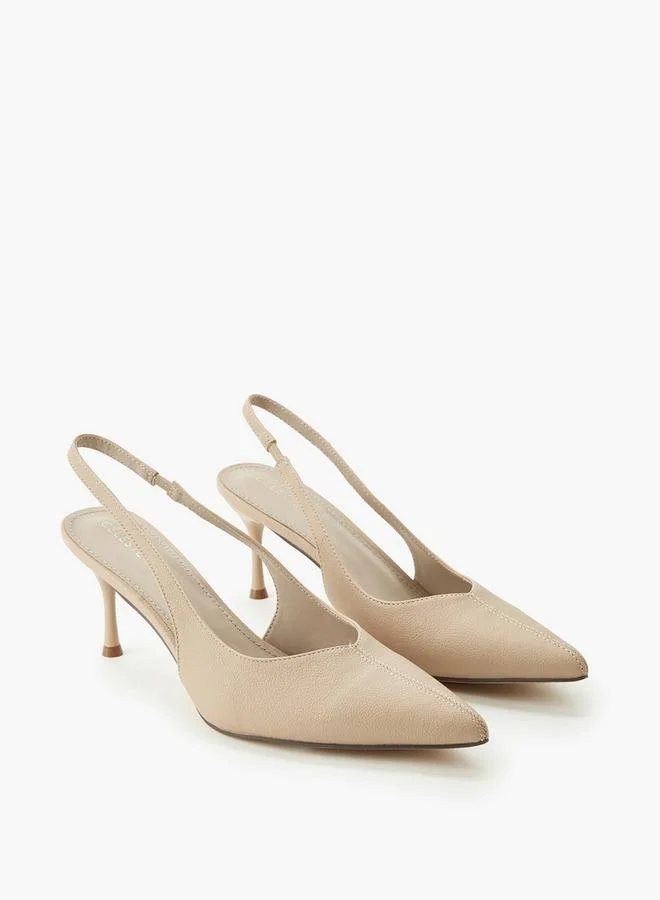Women Slingback Stiletto Heel Shoes