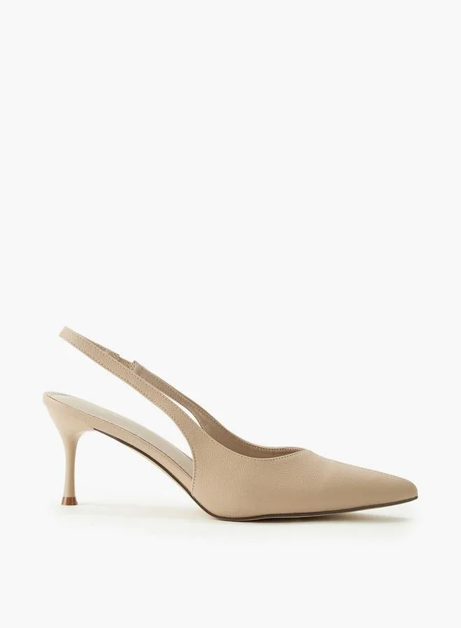 Women Slingback Stiletto Heel Shoes