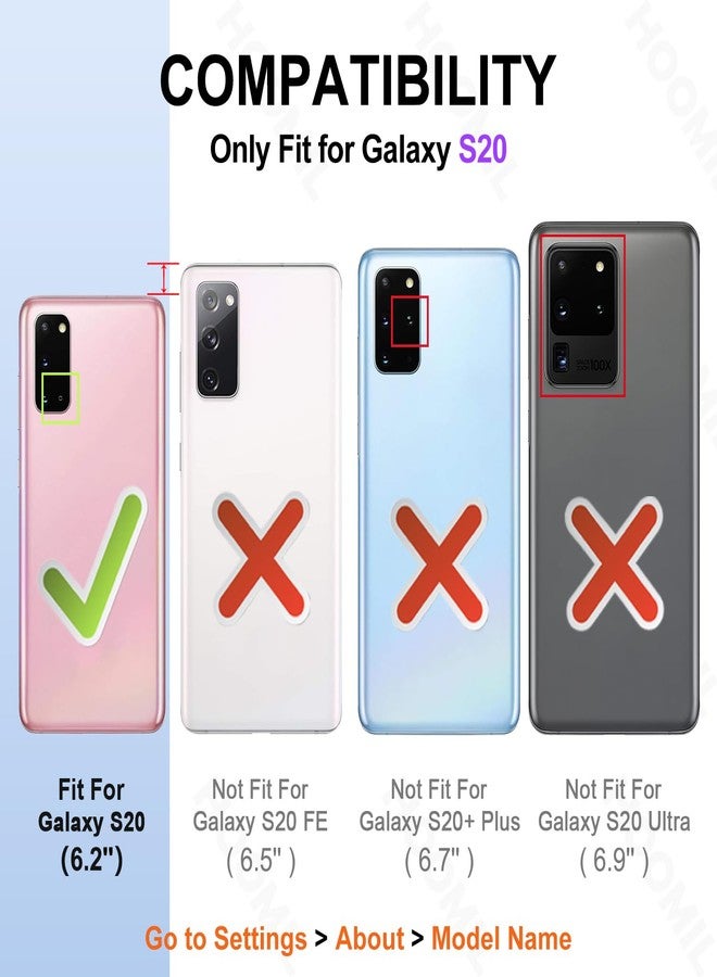 HOOMIL Crystal Clear Case for Samsung Galaxy S20 4G/5G, Never Yellowing, Transparent - Image 2