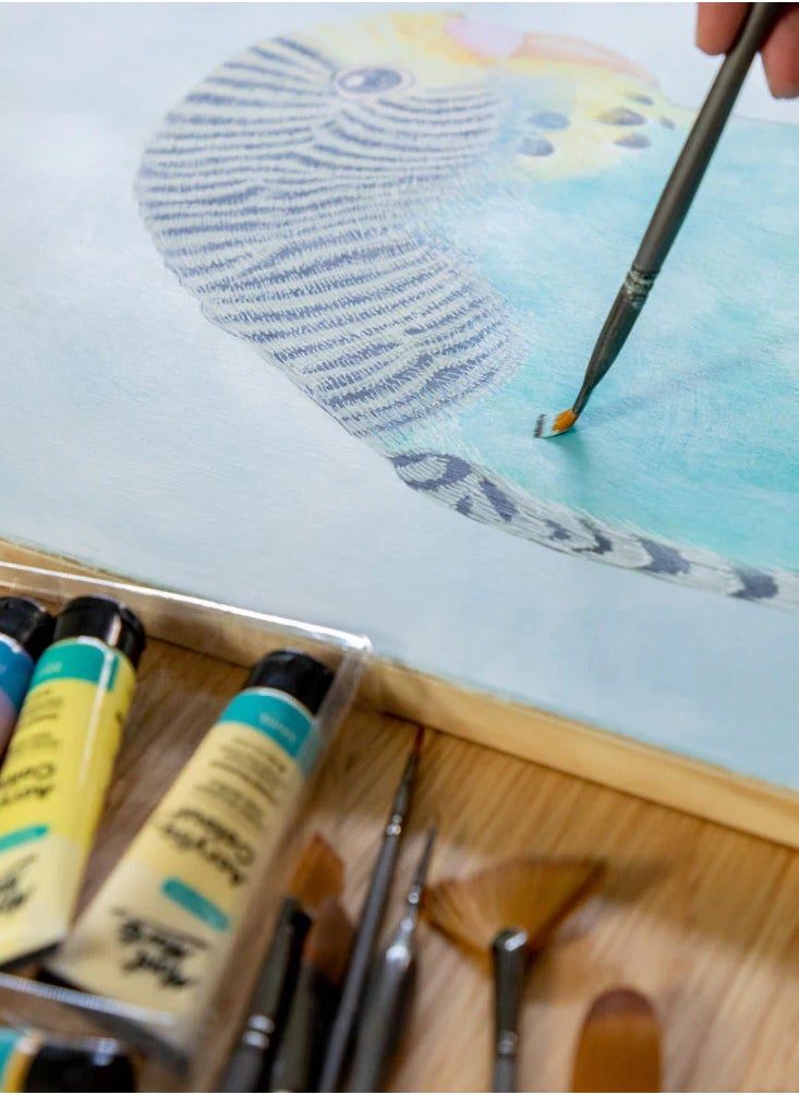 Mont Marte 24-Piece Signature Acrylic Paint Set Pastel Colours 36ml Content Per Tube  - Image 5