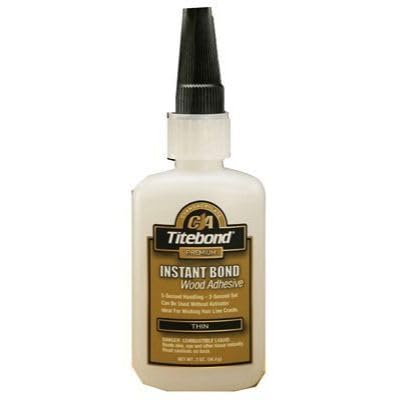 15 Pack Franklin 6201 Titebond Instant Bond Thin Wood Adhesive  2oz Bottle