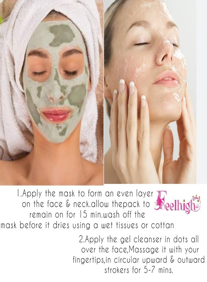 Feelhigh Face & Body Aloe Vera Gel 500ml And Face Mask500ml -Skin Care Products (AloeveraGelAndFruitmask) - Image 3