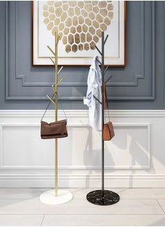 CityRiya-Long Coat Rack Clothes Rack Stand Coat Tree Hat Handbag Hanger Freestanding Sturdy Metal Coat Rack Stand for Clothes Coat and Hat Hanger Organizer Rack  - Image 3