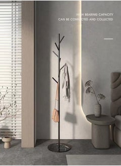 CityRiya-Long Coat Rack Clothes Rack Stand Coat Tree Hat Handbag Hanger Freestanding Sturdy Metal Coat Rack Stand for Clothes Coat and Hat Hanger Organizer Rack  - Image 2