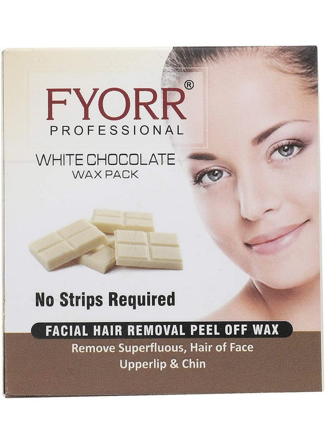 FYORR women NonSticky Smooth 80Gram White Chocolate Katori Peel-Off Wax For Upper Lip, Facial Hair, Eyebrow, Body, Thigh Hair Removal | Free Waxing Wooden Spatula - Image 5