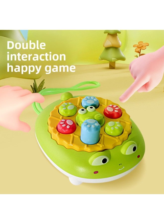 Children's Educational Toys Pocket Happy Hamster Toys Decompression Baby Press Music Double Interactive Happy Toys-Color:【happy Whack-a-mole】-white - Image 4