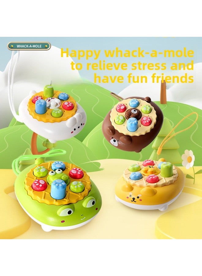 Children's Educational Toys Pocket Happy Hamster Toys Decompression Baby Press Music Double Interactive Happy Toys-Color:【happy Whack-a-mole】-white - Image 3