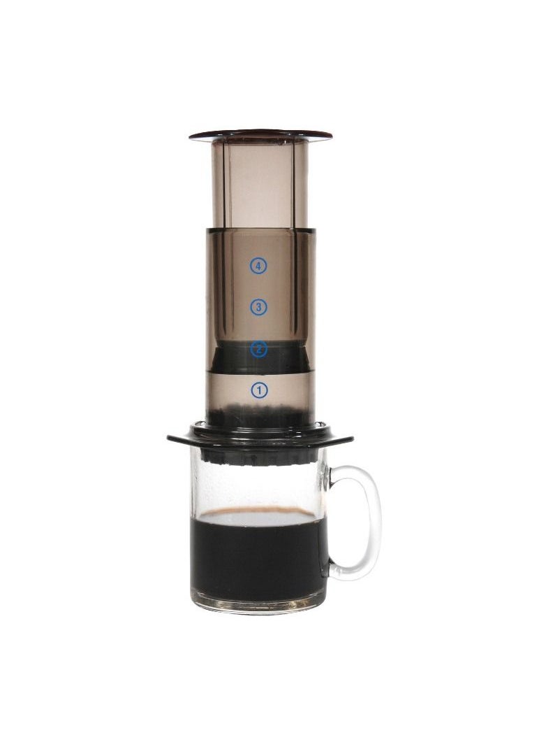 SMART CLOUDS Quick press Original Coffee and Espresso Maker Barista Level Portable Coffee Maker with Chamber Plunger and Filters Quick Coffee and Espresso Maker  - Image 1
