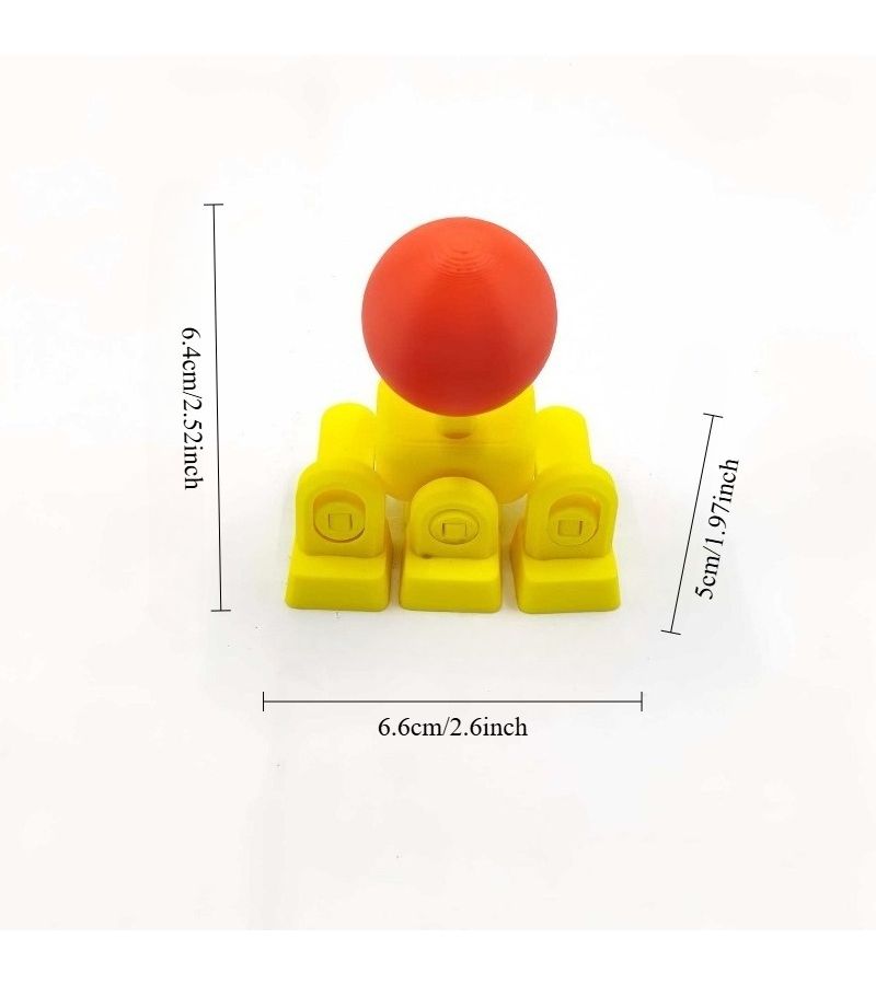Red Black 3D Printed Game Joystick Keycap Retro Mechanical Keyboard WASD Direction Keys - Image 3