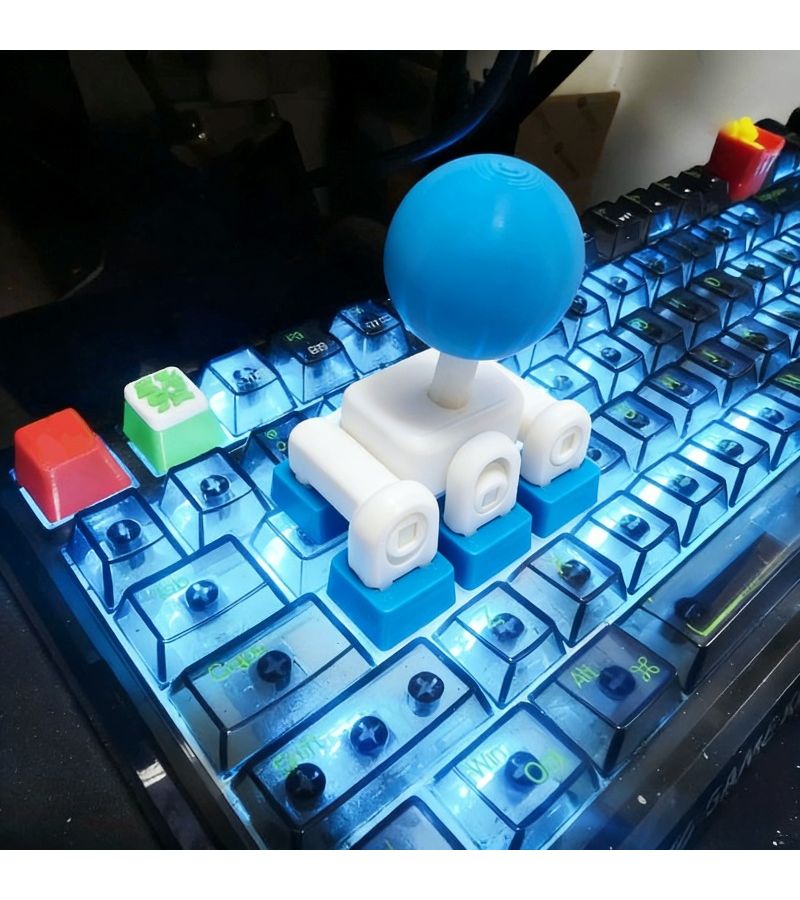 Red Black 3D Printed Game Joystick Keycap Retro Mechanical Keyboard WASD Direction Keys - Image 4