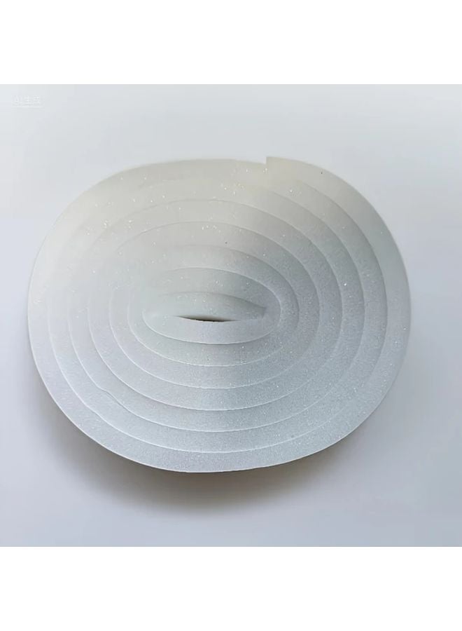 White Waterproof Condensation Resistant Window Tape 1 18 x78 74 Synthetic Rubber Sealant Strip Indoor Outdoor - Image 2