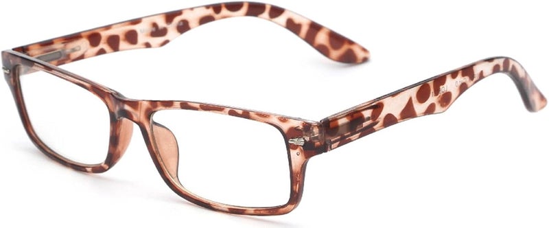 OWL Retro Fashion Style Narrow Rectangular Frame Clear Lens Eyeglasses - Image 1