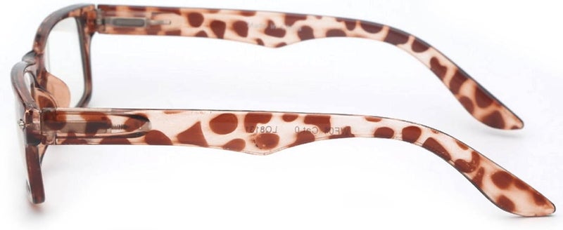 OWL Retro Fashion Style Narrow Rectangular Frame Clear Lens Eyeglasses - Image 3