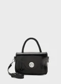 ELLA classic satchel with top handle and strap