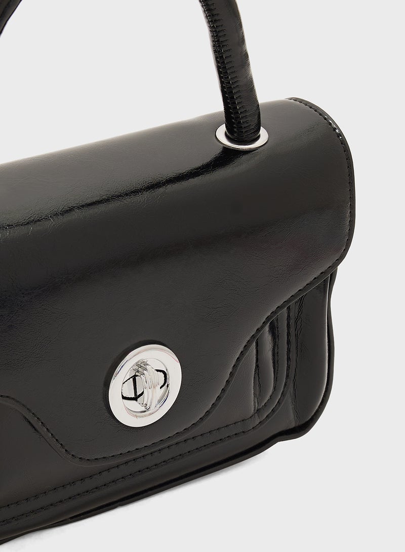 ELLA Womens Satchel With Strap  - Image 4