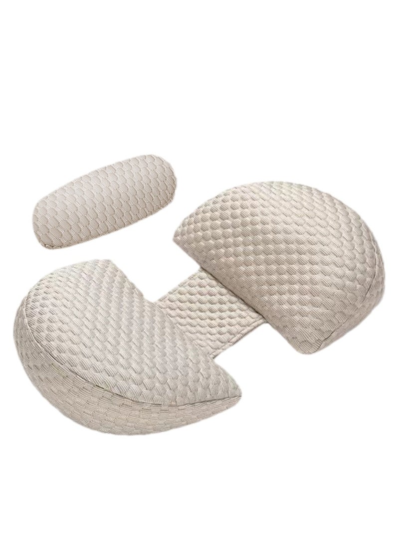 Pregnancy pillow waist support side sleeping pillow multi-functional pregnancy belly support pillow cushion  - Image 1