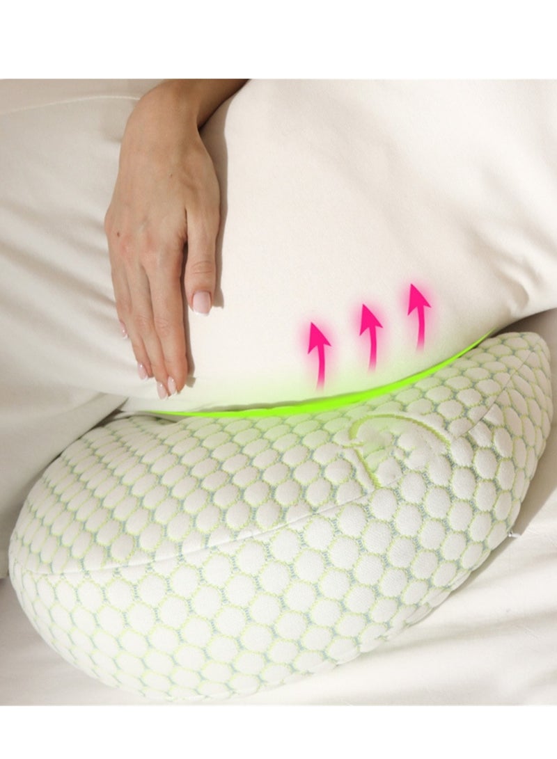 Pregnancy pillow waist support side sleeping pillow multi-functional pregnancy belly support pillow cushion  - Image 4