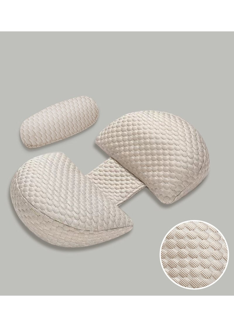 Pregnancy pillow waist support side sleeping pillow multi-functional pregnancy belly support pillow cushion  - Image 2