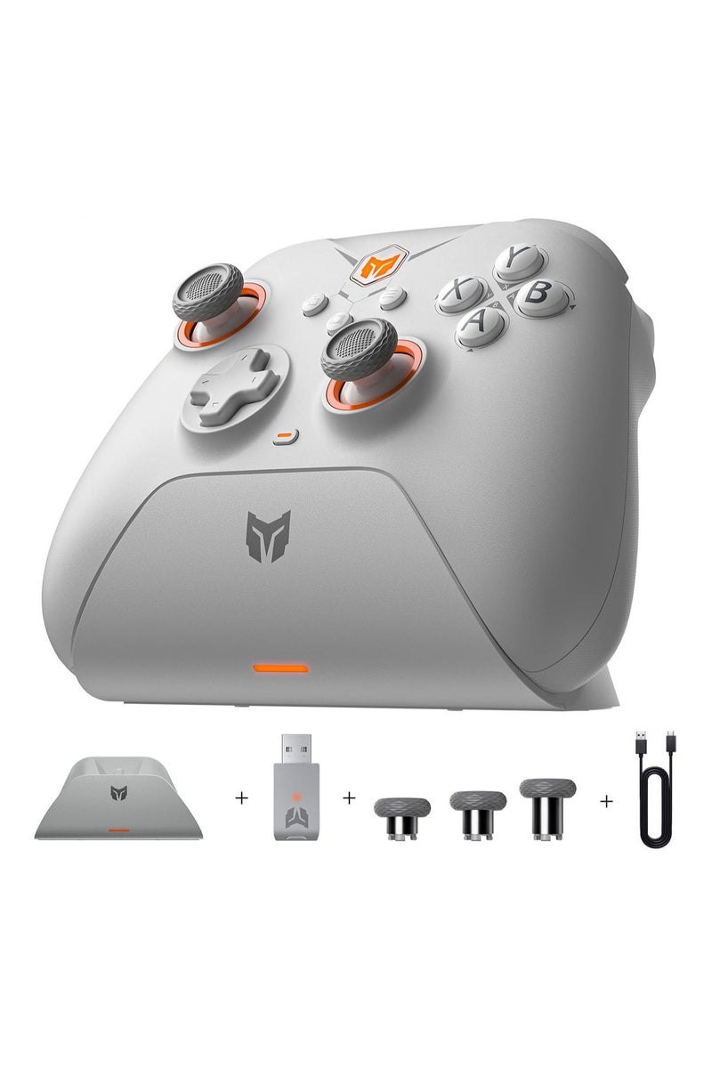 BIGBIG WON Wireless Controller Gale PC Controllers Motion Aiming, Hall Trigger, 4 Custom Buttons, App Control Game Controller for PC/Switch/iOS/Android Wireless Gaming with Charging Dock - Image 1