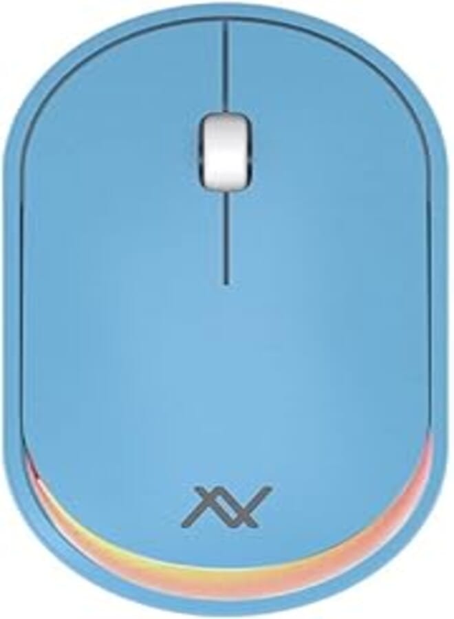 L'avvento (mo18l) dual mode bluetooth - 2.4ghz mouse with re-chargeable battery - blue