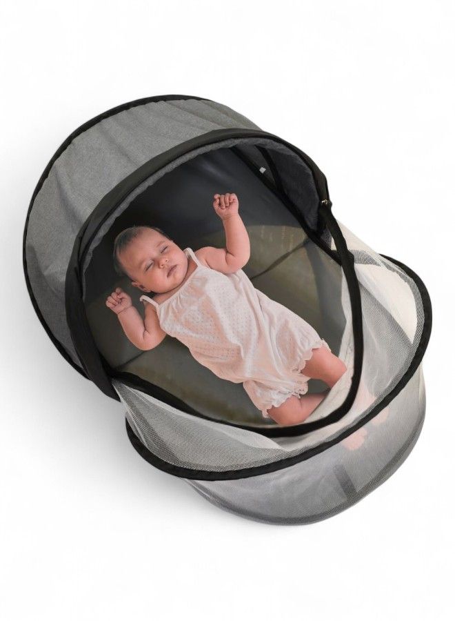 Petit bebe Baby Cot Bed Premium, Grey - Image 5
