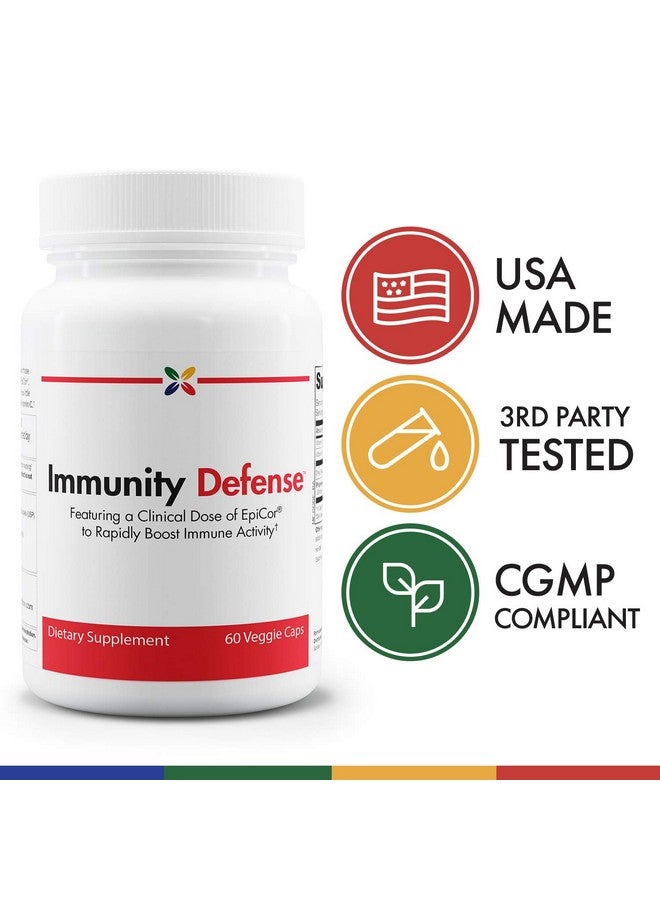 stop aging now Stop Aging Now - Immunity Defense with EpiCor - Immune Support Supplement - Vitamin C, Vitamin D, Dry Yeast and Mushroom Complex - Shiitake, Cordyceps, Reishi and Maitake Mushroom - 60 Vcaps - Image 4