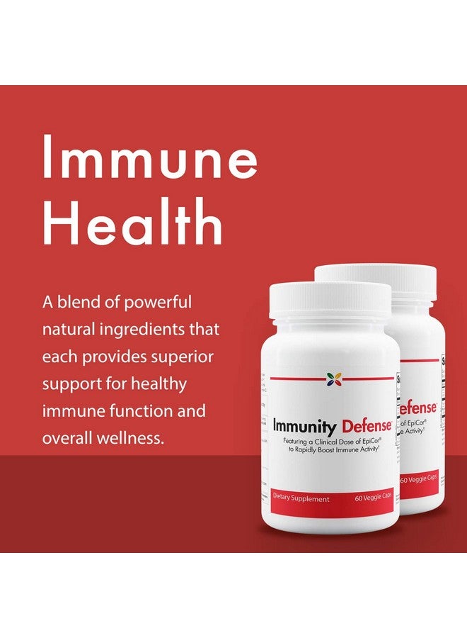 stop aging now Stop Aging Now - Immunity Defense with EpiCor - Immune Support Supplement - Vitamin C, Vitamin D, Dry Yeast and Mushroom Complex - Shiitake, Cordyceps, Reishi and Maitake Mushroom - 60 Vcaps - Image 2