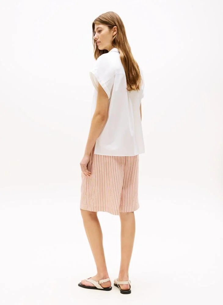 تومي هيلفيغر POPLIN SLEEVELESS RELAXED SHIRT