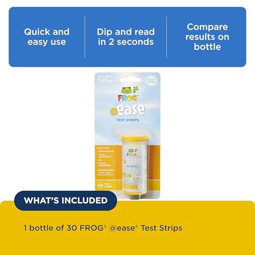 FROG @Ease Test Strips for Hot Tubs and Swim Spas - Test Strip with Out Indicator for FROG @Ease SmartChlor Cartridges, pH, Total Alkalinity and Total Hardness - 30 Test Strips - Image 3