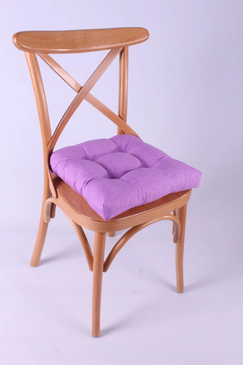 Altın Pamuk Gold Cotton Lina Pofidik Chair Cushion Specially Stitched Laced 40X40CM
