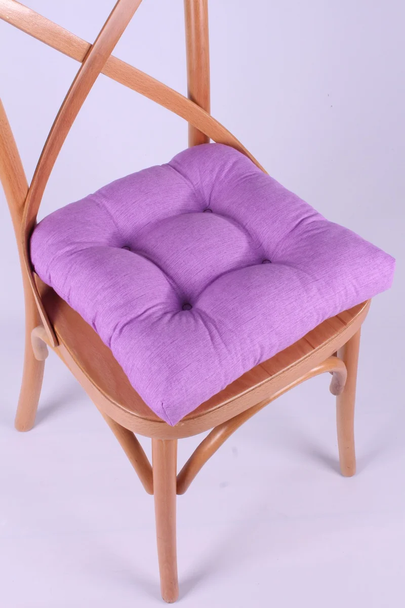 Altın Pamuk Gold Cotton Lina Pofidik Chair Cushion Specially Stitched Laced 40X40CM