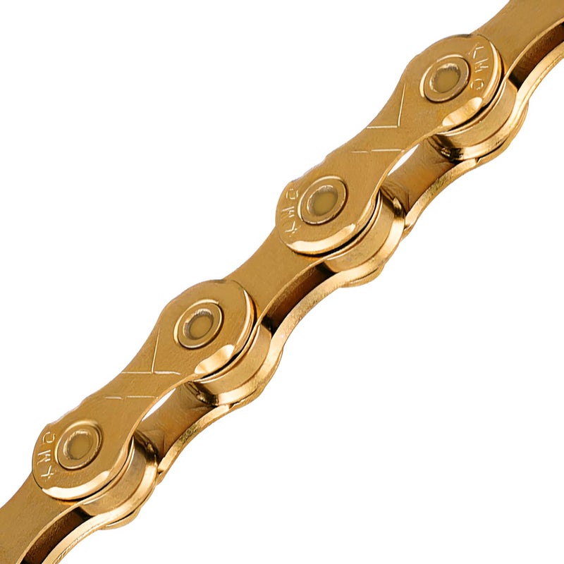 X10 10-Speed X-Series Bicycle Chain | Compatible with Shimano, SRAM, Campagnolo and All Major Systems | Ti Gold
