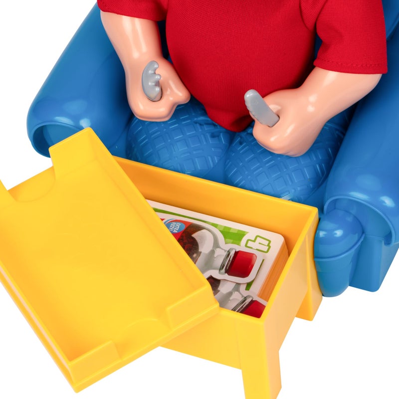 MOOSE Gassy Gus, Interactive Gut-Busting Game, Feed Gus Foods, Watch Out for Big Blast! Hilarious Sounds, 2-4 Players Ages 4+, with Inflatable Belly, 54 Cards, Instruction Manual, 1 Extra Belly Balloon - Image 2