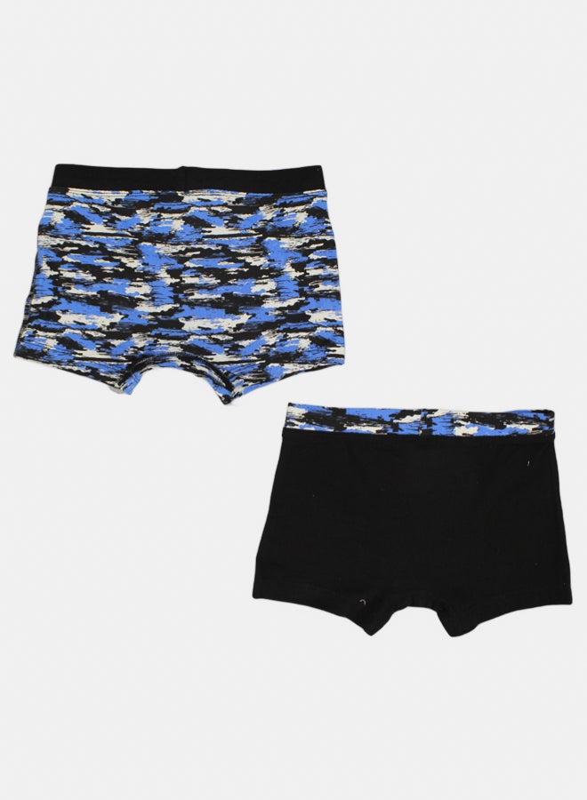 جونيور شورت بوكسر مائل للأزرق (عبوة من قطعتين) - Image 2