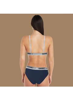Yohannes Club Yohannesclub, Women, Underwear Set, (Bralet-Hipster), Navy Blue  - Image 4