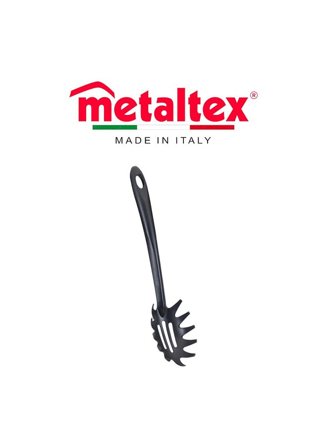 Metaltex Nylon Rapid Spaghetti Spoon 31cm , Heat-Resistant Non-Stick Safe Pasta Server, Durable Kitchen Utensil for Serving Spaghetti & Noodles - Image 2