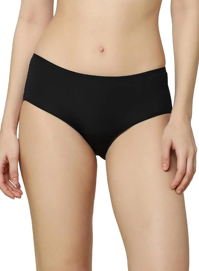 ترايامف Triumph Women's Polyamide Classic Solid Hipster Panties (Pack of 1) (756I548_Black