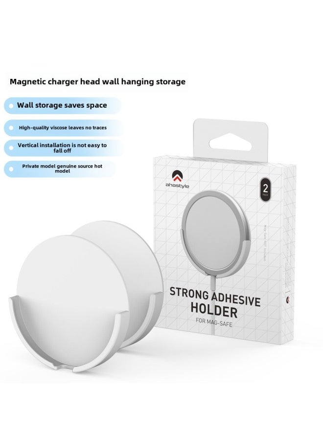 Generic - Suitable For IPhone14 13 12 Apple Mobile Phone MagSafe Charger Head Wall Hanging Desktop Storage Bracket-Specifications:Single Boxed - Image 1