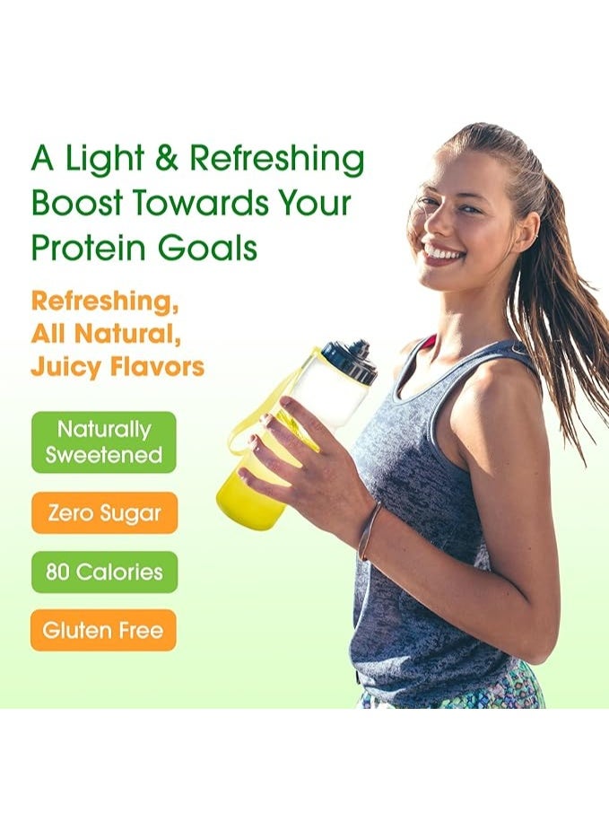 Fit & Lean Clear Protein Powder with Whey Isolate Protein and Collagen, Grass Fed, Muscle Recovery, Skin, Joints, GLP-1 Support, 0g Sugar, Citrus Lime, 20 Servings - Image 4
