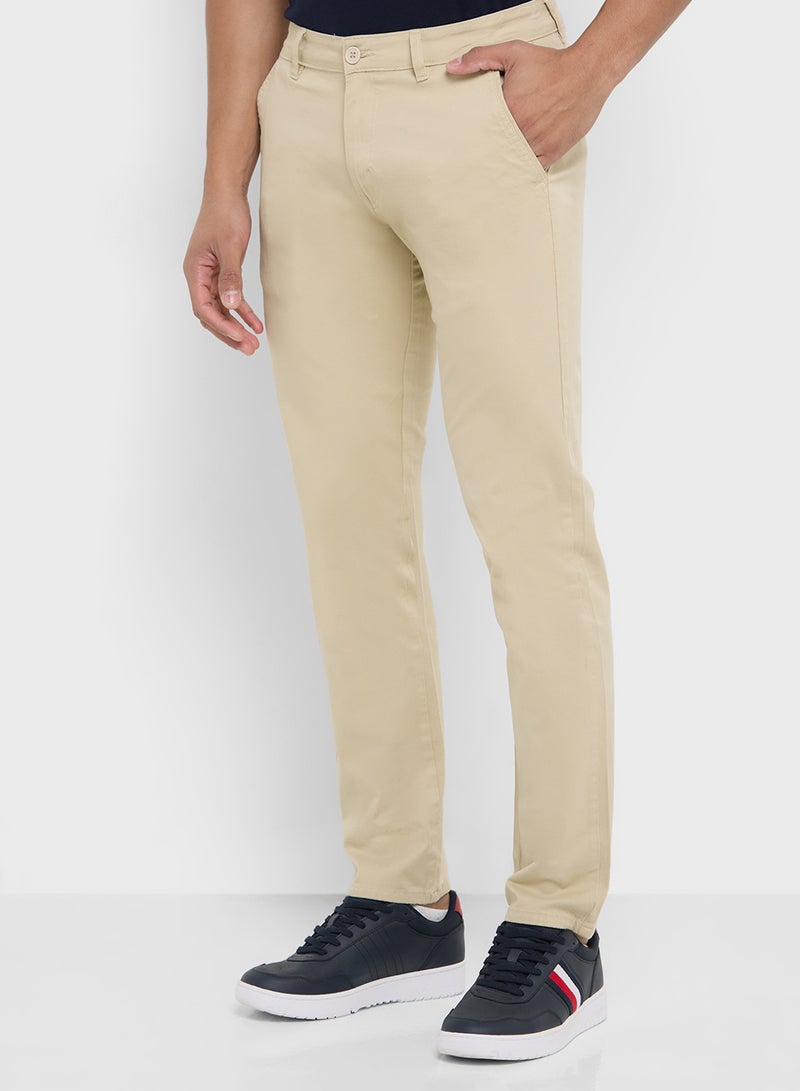 Robert Wood Straight Fit Chino Pants  - Image 1